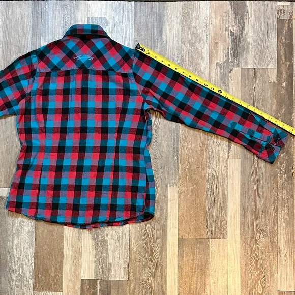 Legendary Whitetails Womens Plaid Flannel Button Shirt Sz S - Picture 9 of 10